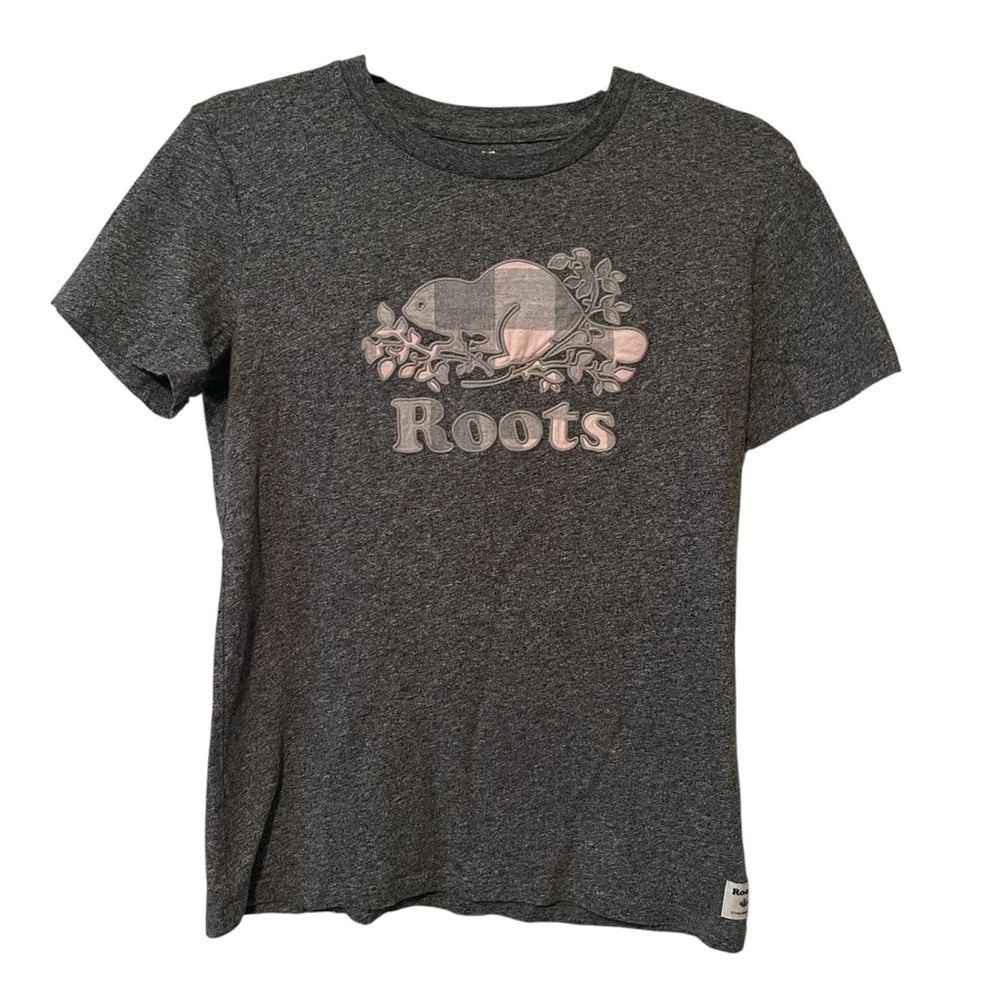 ✨3/$30 Roots Heathered Grey T-Shirt